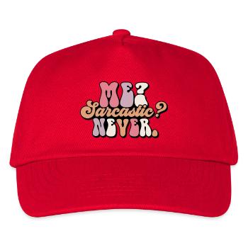 Ich liebe Aussagen über mich selbst. - Kinder Basecap - Rot - Vorne