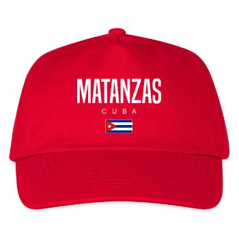 Matanzas Kuba Kubaner - Kinder Basecap - Rot - Vorne
