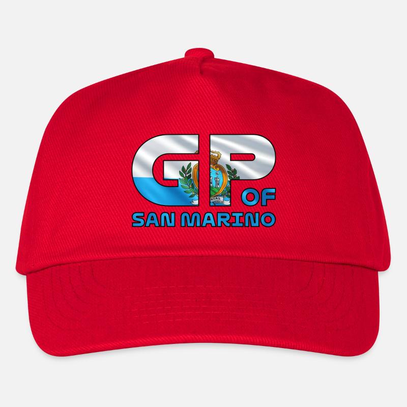 san_marino_gp - Kinder Basecap - Rot