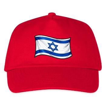Drapeau israélien : Étoile de David - Casquette de baseball Enfant - rouge - Devant