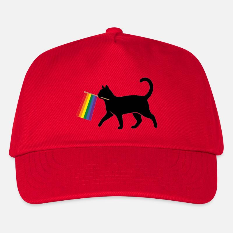 Pride Month LGBT – Ally Cat - Kinder Basecap - Rot