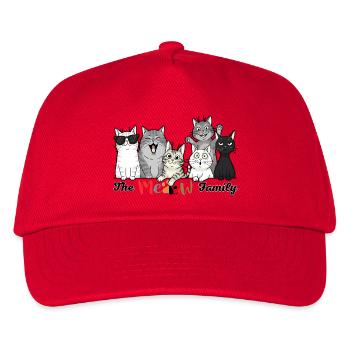 The Merry Cat Tribe - Kids’ Baseball Cap - red - Front