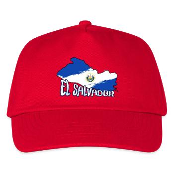 El Salvador Flag Salvadoran Flag Pride - Kids’ Baseball Cap - red - Front