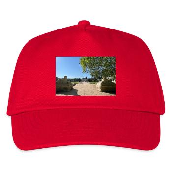 Burg von Chenonceau - Kinder Basecap - Rot - Vorne