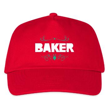 Typographie décorative de Baker - Casquette de baseball Enfant - rouge - Devant