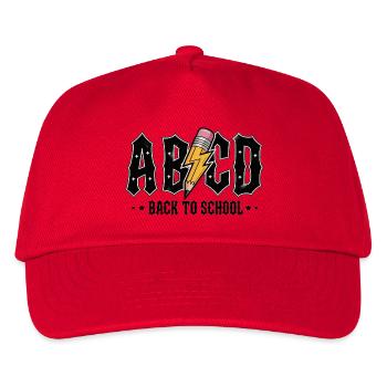 Graffiti ABCD de la rentrée scolaire - Casquette de baseball Enfant - rouge - Devant