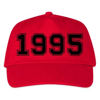 1995 - Kids’ Baseball Cap - red - Front