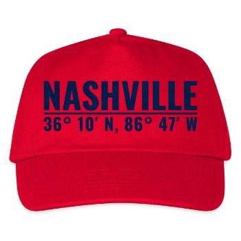 Nashville - Casquette de baseball Enfant - rouge - Devant