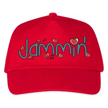 Jammin' - Kinder Basecap - Rot - Vorne