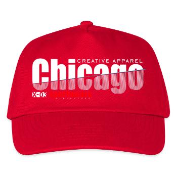 Dynamic Sport Design with Modern Sharpness - Kids’ Baseball Cap - red - Front