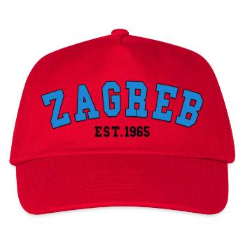 Zagreb Est.1965 - Kinder Basecap - Rot - Vorne