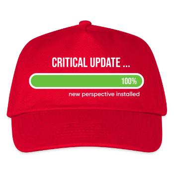 Critical Update New Perspective Installed - Kids’ Baseball Cap - red - Front