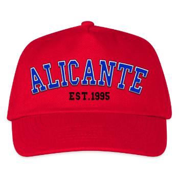 Alicante gegründet 1995 - Kinder Basecap - Rot - Vorne