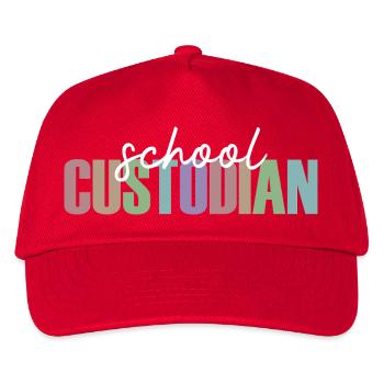 Caretaker of the school - Kids’ Baseball Cap - red - Front