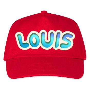 Job Louis - Kinder Basecap - Rot - Vorne