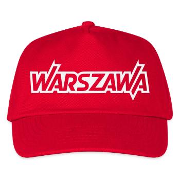 Lettres majusculées Varsovie - Varsovie - Casquette de baseball Enfant - rouge - Devant