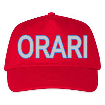 Orani text - Kinder Basecap - Rot - Vorne