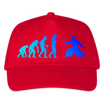 Selbstverteidigung Geschenkidee für Aikido-Prüfung - Kinder Basecap - Rot - Vorne