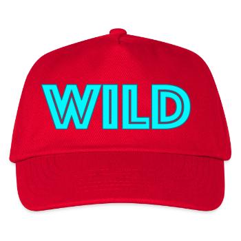 Wild Neon Lettering - Kids’ Baseball Cap - red - Front
