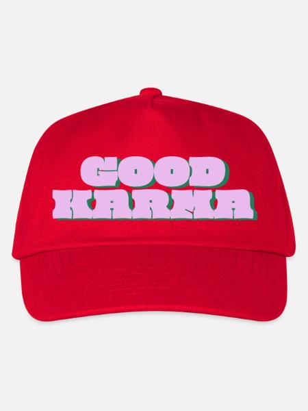 Good Karma - Kids’ Baseball Cap - red
