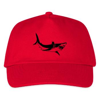 Great White - Kinder Basecap - Rot - Vorne