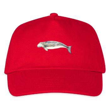 Dugong - Seekuh - Seekuh. vache marine - Kinder Basecap - Rot - Vorne