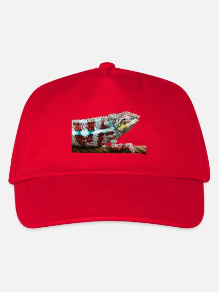 Chamäleon - Kinder Basecap - Rot