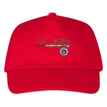 Fly fishing - Kids’ Baseball Cap - red - Front