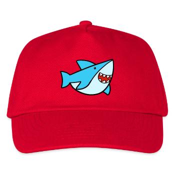 Süsser Hai - Kinder Basecap - Rot - Vorne