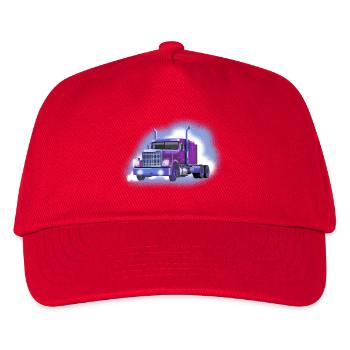 LKW - Kinder Basecap - Rot - Vorne