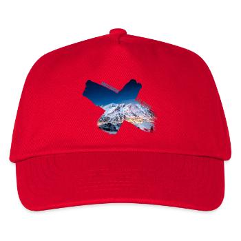 Obertauern X-Style - Kinder Basecap - Rot - Vorne