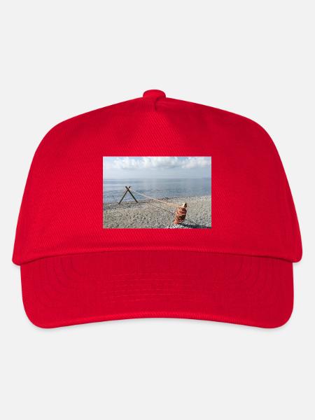 Meeresseil auf See - Kinder Basecap - Rot