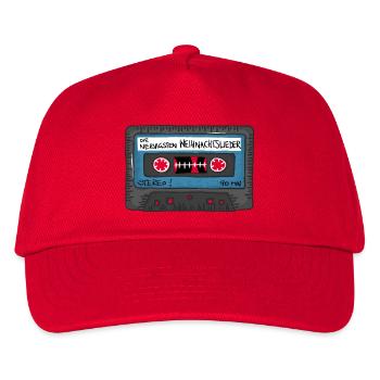 Retro Tape - die nervigsten Weihnachtslieder 90min - Kinder Basecap - Rot - Vorne
