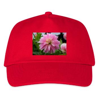 Dahlia rose rose fleur, fleur - Casquette de baseball Enfant - rouge - Devant