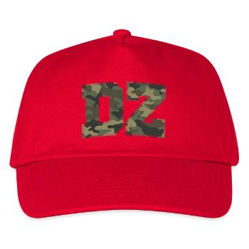Lettre Camouflage Militaire 3D - Casquette de baseball Enfant - rouge - Devant