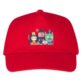 Soir - Casquette de baseball Enfant - rouge - Devant
