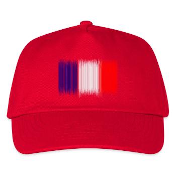 French flag - new design - Kids’ Baseball Cap - red - Front