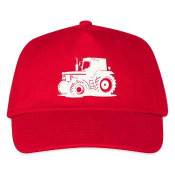 Tractor - Kids’ Baseball Cap - red - Front