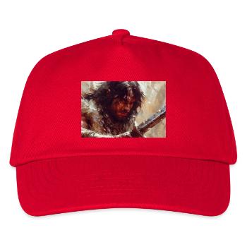 Poster Illustration Conan le Cimmérien - Casquette de baseball Enfant - rouge - Devant