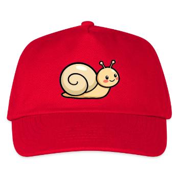 Snail - Kids’ Baseball Cap - red - Front