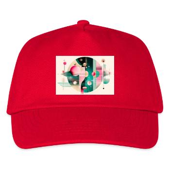 Composition Abstraite Envolée Chromatique - Casquette de baseball Enfant - rouge - Devant