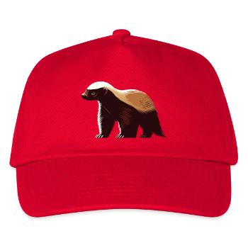 Honey badger - Kids’ Baseball Cap - red - Front