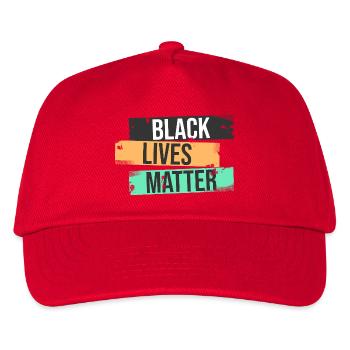 Black Lives Matter - Kinder Basecap - Rot - Vorne