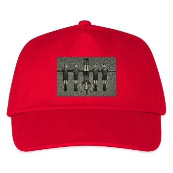 Handstand auf Balkensymmetrie - Kinder Basecap - Rot - Vorne