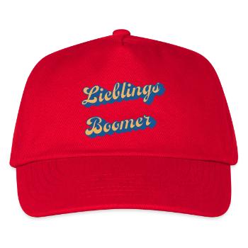 Liebings Boomer Script Logo - Casquette de baseball Enfant - rouge - Devant
