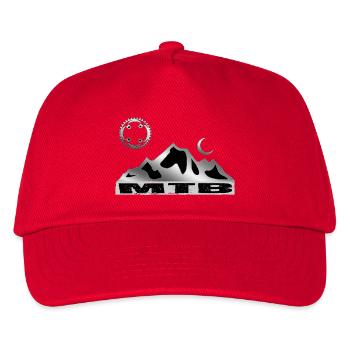 MTB bike - Kinder Basecap - Rot - Vorne