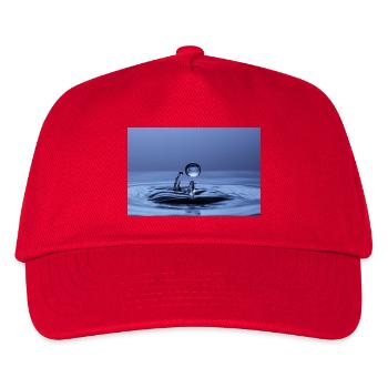 Colourful Liquid Abstract - Kids’ Baseball Cap - red - Front
