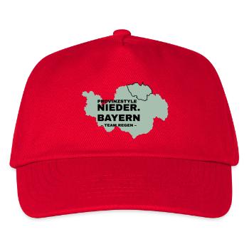 Niederbayern | REGEN - Kinder Basecap - Rot - Vorne