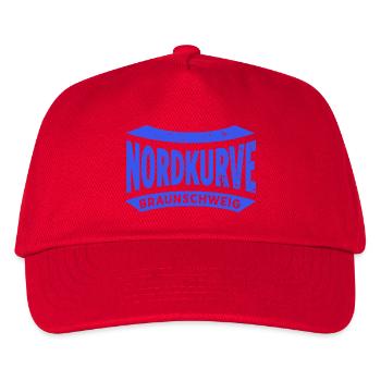 Braunschweig Nordkurve Hoodie, Shirt, Tasche, Cap - Kinder Basecap - Rot - Vorne