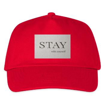 Reste – avec toi-même - Casquette de baseball Enfant - rouge - Devant